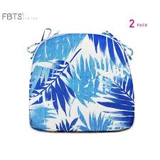 Through research and development, we filled these chair cushions generously with a thick, fiber fill. Fbts Prime Outdoor Chair Cushions Set Of 2 16x17 Inches Patio Seat Cushions Blue Leaf Square Chair Pads For Outdoor Patio Furniture Garden Home Office Walmart Com Walmart Com