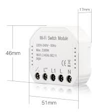 Wifi Smart Light Switch Diy Breaker Module Smart Life Tuya App Remote Control Works With Alexa Echo Google Home 1 2 Way Microflow