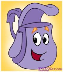 Backpack Pic Dora The Explorer Guided Drawing Dora Coloring