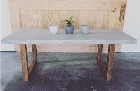 Concrete Nation On Instagram Our New Blocks Dining Table Polished Concrete Top W Solid Timber Fram Concrete Dining Table Outdoor Dining Table Dining Table