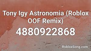 There are a couple of options available, the cheapest being the beat up super jank boombox at r$250. Astronomia Vicetone Roblox Id Astronomia Vicetone Tony Igy Roblox Id