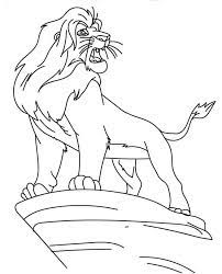 Simba coloring pages grown simba printable 2021 5383 coloring4free. Free Printable The Lion King Coloring Pages
