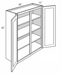 Maybe you would like to learn more about one of these? Gw3642 Wall Cabinet With Glass Doors Dover Castle Rta Kitchen Cabinet