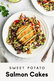 You can even make them big enough to put on a bun with a yummy homemade tarter sauce and slaw. 15 Minute Sweet Potato Salmon Cakes Ambitious Kitchen