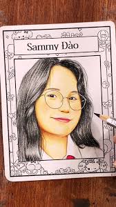 Vẽ Sammy Đào trong video Yêu Quá Nè #vetranh #vẽanime #vechandung  #oppahuyidol