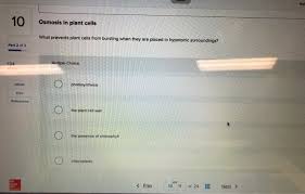 Plant cell burst if placed in hypotonic solution. Osmosis In Plant Cells What Prevents Plant Cells From Chegg Com