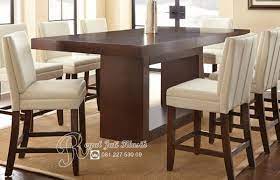 Meja Makan Royal Antonio Jati Minimalis Meja Makan Mebel Desain