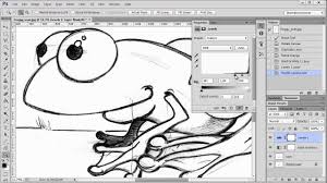 Line up your work as neatly as you can on the. Digital Illustration From Scan To Line Art Youtube