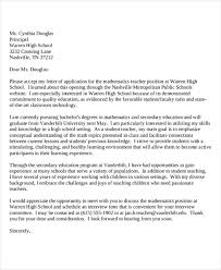 Good Cover Letter For Teaching Position Sample Email Teacher Teaching Cover Letter Free Cover Letter Job Application Letter Sample