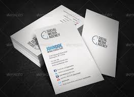 No matter how advanced technology or social media platforms like linkedin and facebook get, business cards will always have a warm place in the corporate industry. Social Media Business Card By Glenngoh Graphicriver