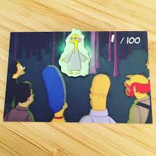 Repost Citrus Sharp Designs Hello Children I Bring You Love And A New Pin Badge Alien Mr Burns With Glow In Pin Game Strong Pin Badges Pin And Patches