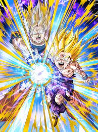 This special has never been released in english, nor on any form of home media. Striking In Harmony Super Saiyan 2 Gohan Youth Dragon Ball Z Dokkan Battle Wiki Fandom