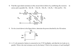 An explanation and demonstration of calculating total resistance in a series or parallel circuit. 8 Find The Equivalent Resistance In The Circuit Chegg Com