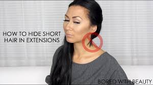 Get it as soon as mon, jun 7. How To Hide Short Hair In Extensions Youtube