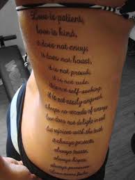 Love Is Patient Love Is Kind Verse Tattoos Tattoos Bible Verse Tattoos