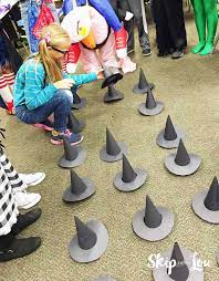 Blow up several black and orange balloons. The Best Halloween Party Games Skip To My Lou
