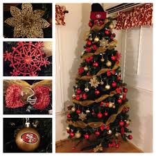 San Francisco 49ers Christmas Tree Christmas Home Christmas Diy Christmas Gifts For Kids