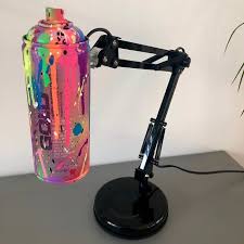 Area 51 Graffiti Street Art Spray Can Desk Lamp Catawiki Ficecudg Romperswomen Tk In 2020 Graffiti Furniture Contemporary Home Decor Decor
