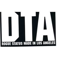 Rogue Status Cursive Dta Logo Sticker 4 5 Inches X 3 Inches