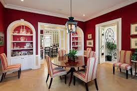 The red dining chairs are a great choice given their position in the open floor plan. How To Create A Sensational Dining Room With Red Panache