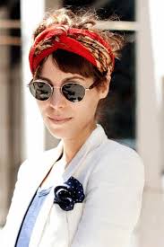 Tie A Head Scarf The Travelshopa Blog Scarf Hairstyles Short Hair Styles Head Scarf Styles