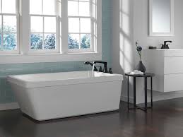 The clawfoot tub faucet with hand shower features 2 handle control design, powerful tub filling spout and far reaching handheld sprayer. Complete Guide To Delta Tub Filler Faucets Faucetlist Com