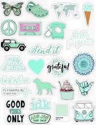 Mint Stickers Green Sticker Hydroflask Stickers Cool Stickers