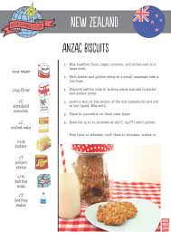 Around The World In 80 Days Anzac Biscuits Moomookachoo Anzac Biscuits Easy Meals For Kids Kiwi Recipes