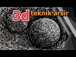 Cara Menggambar Bola 3d Menggunkan Teknik Arsir Youtube Pen Drawing Halloween Wreath Drawings