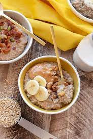 Maple Cinnamon Crockpot Steel Cut Oats - Fit Foodie Finds