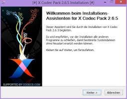 Old versions also with xp. X Codec Pack Download Freeware De