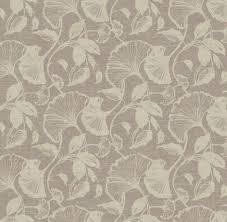 Fondo De Pantalla Botanico Gris Lavanda Y Crema Ginko Fan Etsy In 2020 Botanical Wallpaper Leaf Silhouette Wallpaper