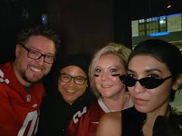 A great night out with new friends in a new city. I appreciate the warm  welcome! Elex Michaelson, Bill Melugin, and Matt Finn.