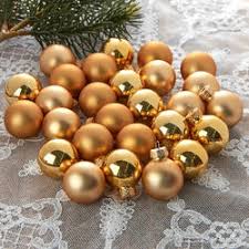 Shop the largest selection of christmas ornaments online at traditions! Miniature Gold Christmas Ball Ornaments Christmas Ornaments Christmas And Winter Holiday Crafts Factory Direct Craft