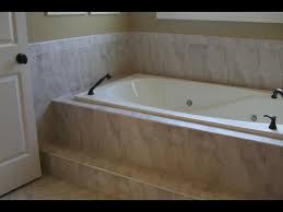 It's also a great bathroom tub surround tile idea because it gives you the tile backsplash you need for a tub without overwhelming the. Bathtub Surround Ideas Youtube