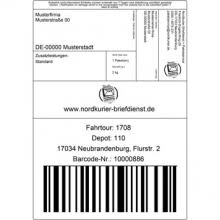 Registrieren, paketschein online ausfüllen, ausdrucken, aufkleben u. Paketmarken Online Nordkurier Logistik Brief Paket Geschickt Verschickt