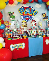 Paw Patrol Dessert Table Video Paw Party Paw Patrol Birthday Cake Paw Patrol Party Decorations