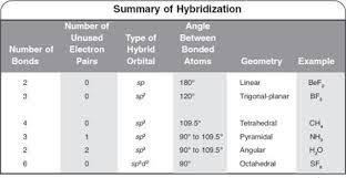 Atom Hybridization Chart Www Bedowntowndaytona Com
