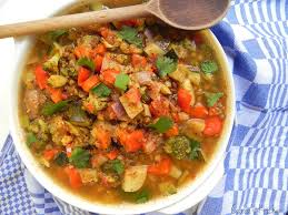 vegetable kitchen sink soup (v + gf)