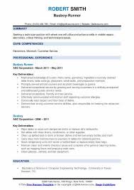 busboy resume samples qwikresume