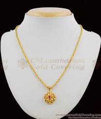 3.5 out of 5 stars. Star Design Gold Plated Dollar With Ruby And Ad Stone Pendant Chain For Girls Smdr271