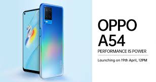 OPPO A54 launches in India on April 19