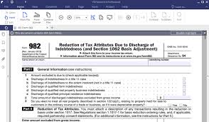 You do not include canceled debt in your income to the extent you are insolvent immediately before the cancellation. Irs Form 982 How To Fill It Right