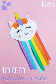 Unicorn Rainbow Craft Unicorn Crafts Rainbow Crafts Preschool Crafts