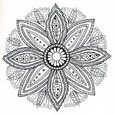 Free printable flower mandala coloring pages. Printable Flower Mandala Coloring Pages