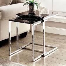 Contemporary Style Faux Marble Table Top Nesting Design Sturdy Metal Construction Available In Nesting Tables Metal Nesting Tables Marble Tables Design