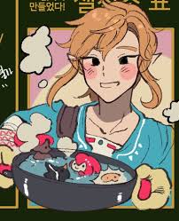 Tloz Botw Cooking Link Legend Of Zelda Legend Of Zelda Breath Legend
