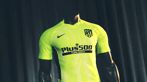 To download atletico madrid kits and logo for your dream league soccer team, just copy the url above the image, go to my club > customise team > edit kit > download and paste the url here. Atletico Madrid Atletico Madrid Launch Neon Third Kit For 2020 21 Marca In English
