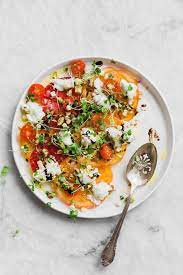 Heirloom Tomato Carpaccio Recipe Food Recipes Broma Bakery