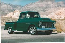 Image result for Light Green 1955 Truck